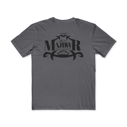 Men's 'Very Important' Graphic Tee — Minimal Front Script & Bold Back Logo