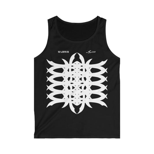 MAJBWR -Tribal Logo Tank Top — Men's Graphic Fitness Tank