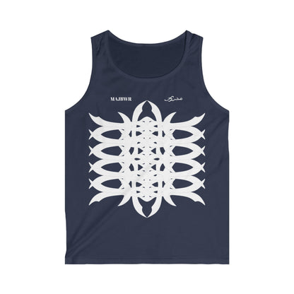 MAJBWR -Tribal Logo Tank Top — Men's Graphic Fitness Tank
