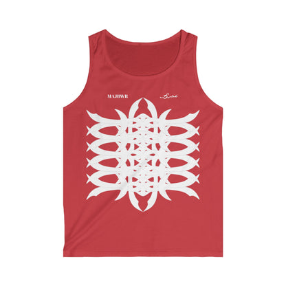 MAJBWR -Tribal Logo Tank Top — Men's Graphic Fitness Tank