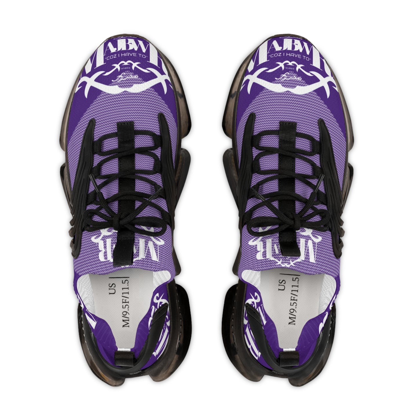 MAJBWR - Men's Mesh Snake Sneakers PurpleX