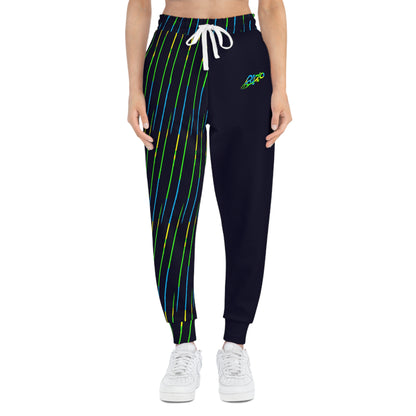 MAJBWR - Camo Deep Dark Blue Athletic Joggers — Limited Edition