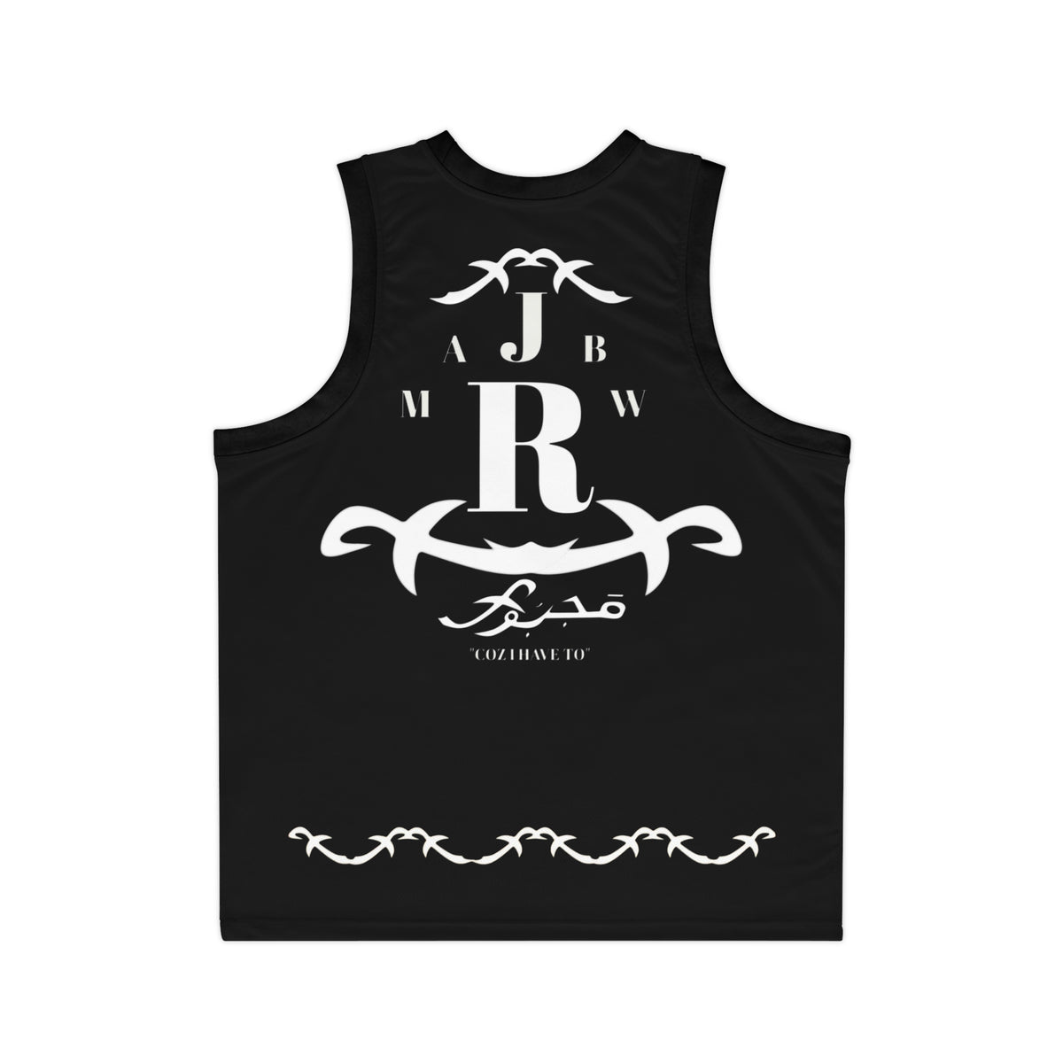 MAJBWR - COZ I HAVE TO Basketball Jersey
