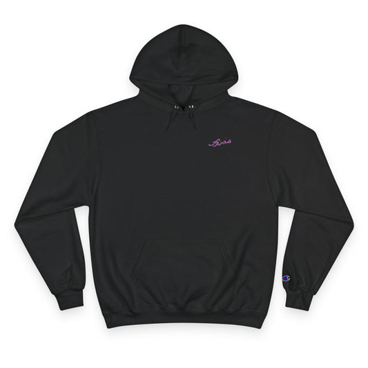 MAJBWR x Champion Hoodie – "COZ I HAVE TO" Purple Print