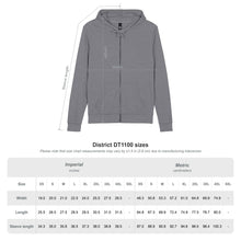 MAJBWR - Crown Majesty Full-Zip Hoodie — Gold Crown Graphic Zip-Up