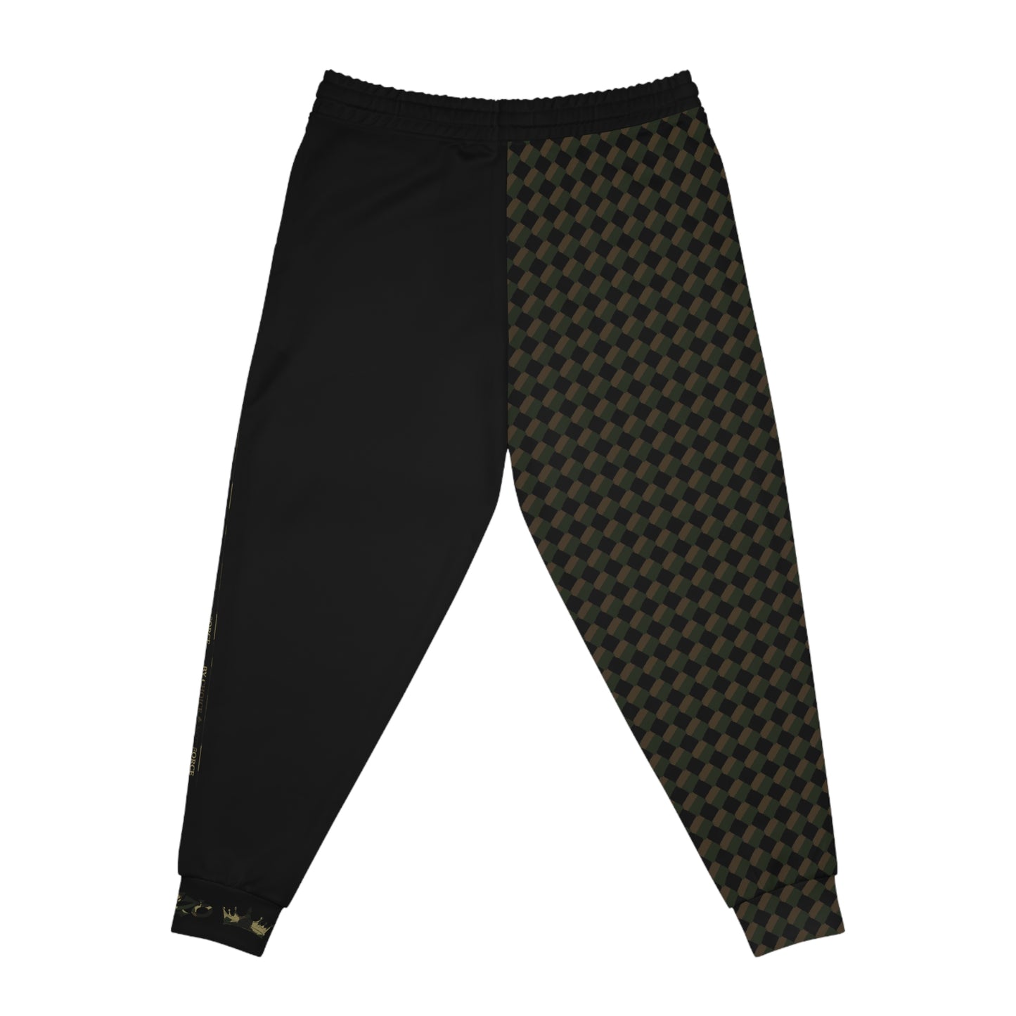 MAJBWR - Commander Crown Camo Joggers — Black Camo Athletic Joggers