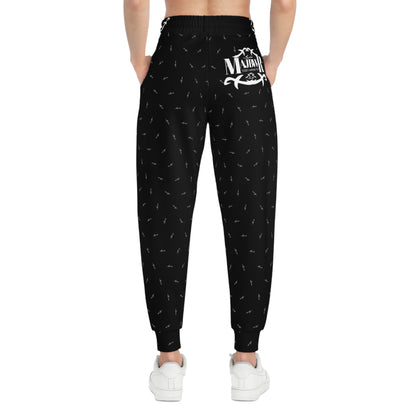 MAJBWR - Black & White Print Joggers  AOP