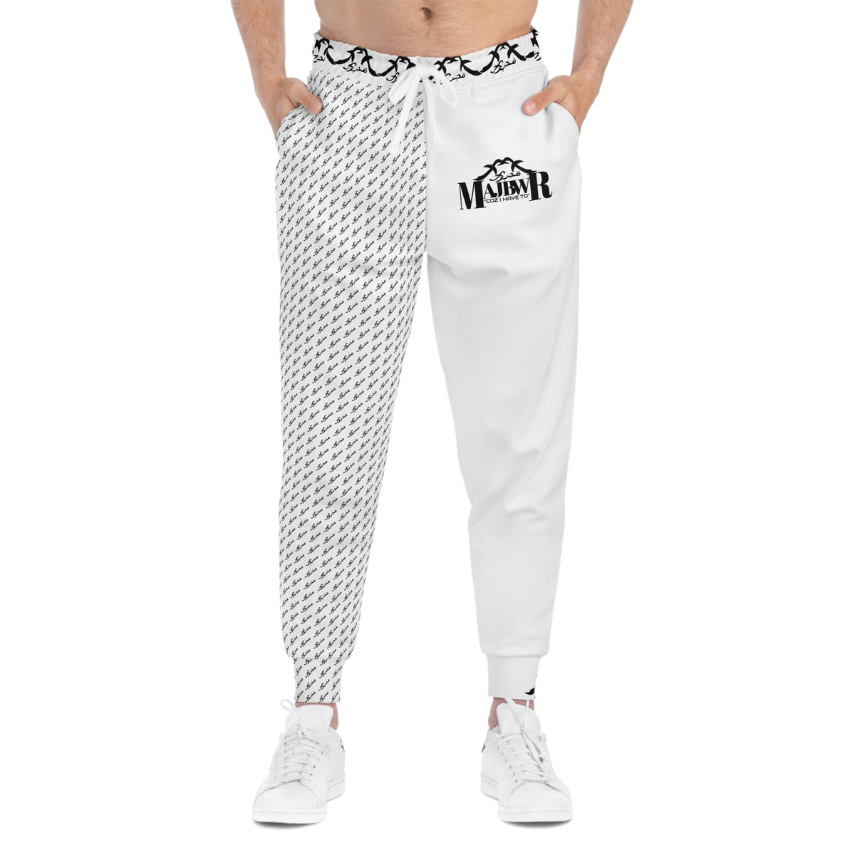 MAJBWR - White Joggers — Street Collection