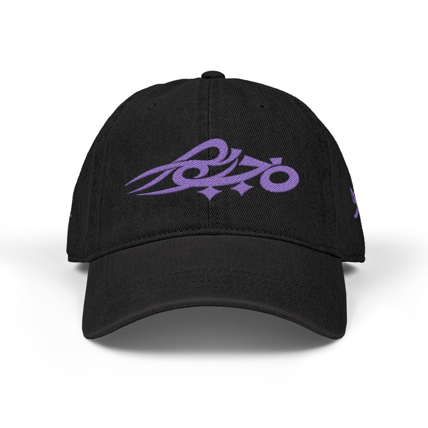 MAJBWR - Embroidered Crown & Sword Arabic Script Denim Hat — LTD