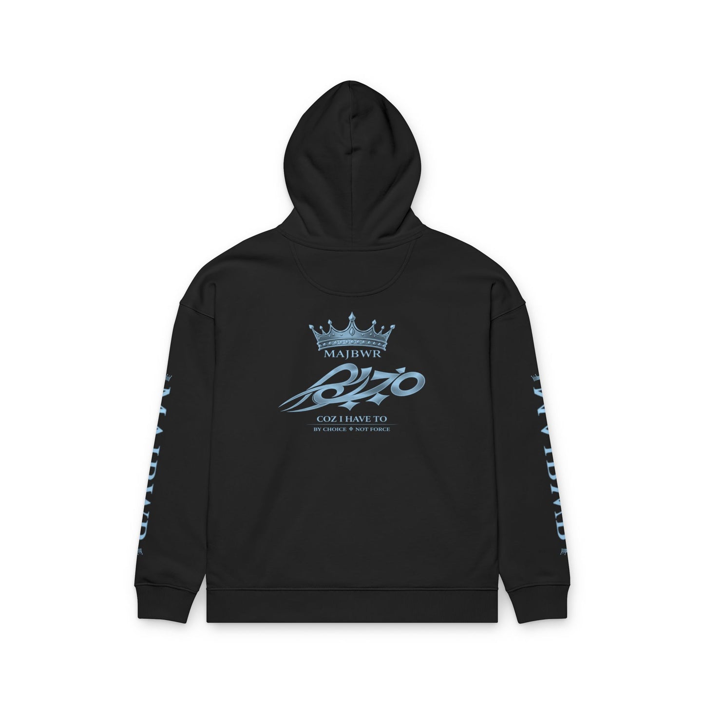 MAJBWR - Azure Black Hoodie — Frosted Edition