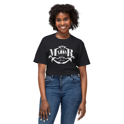 MAJBWR - Monogram Crest T-Shirt — Vintage Initials Graphic Tee