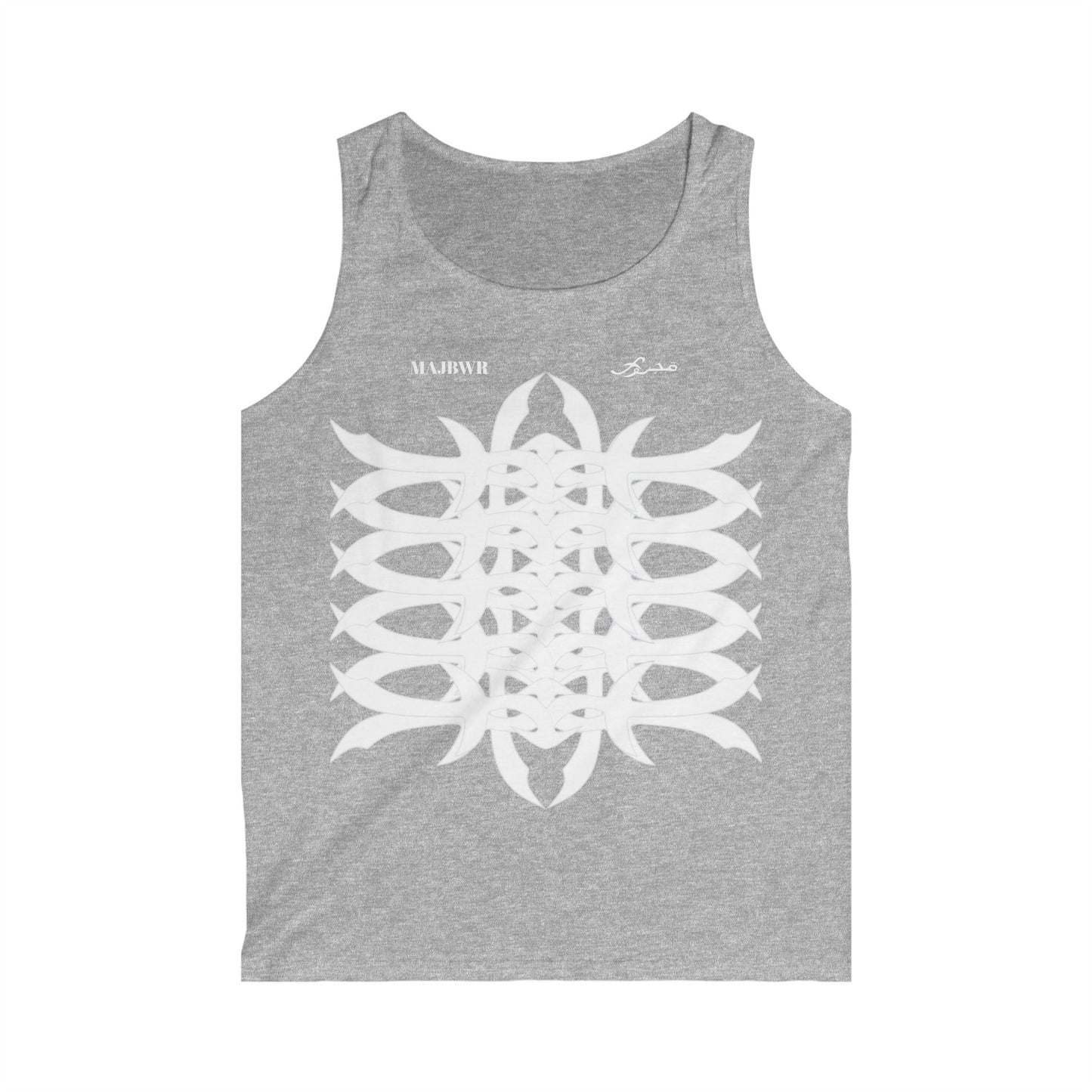 MAJBWR -Tribal Logo Tank Top — Men's Graphic Fitness Tank