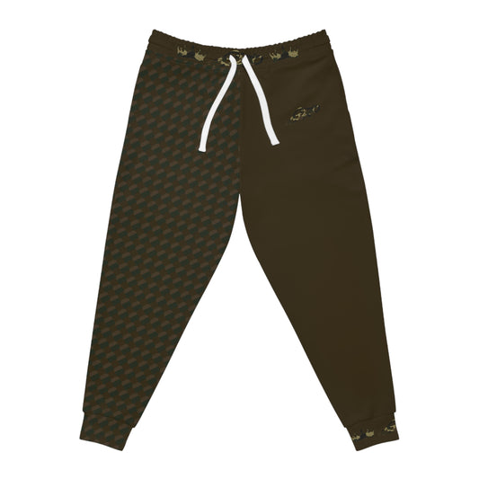 MAJBWR - Commander Crown Camo Joggers — Golden Brown Athletic Joggers