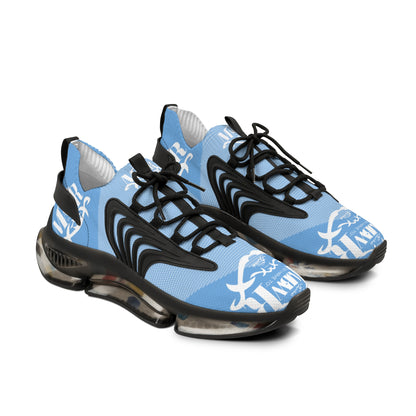 MAJBWR - Men's Mesh Snake Sneakers Light Blue X