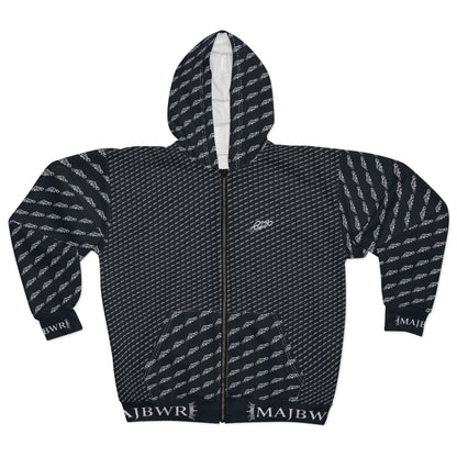 MAJBWR - Midnight Monogram Full-Zip Hoodie — Legacy Edition