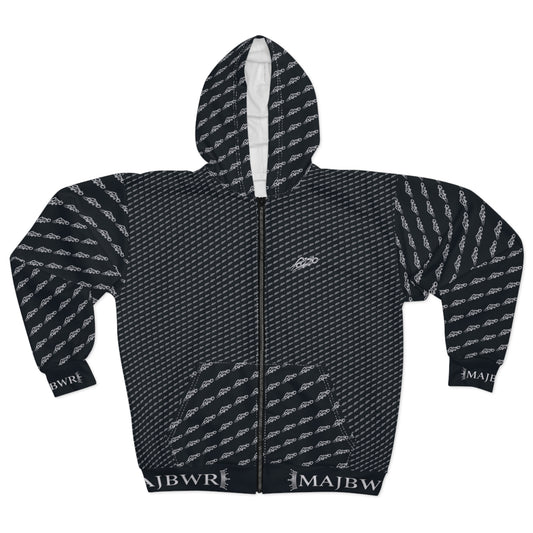 MAJBWR - Midnight Monogram Full-Zip Hoodie — Legacy Edition