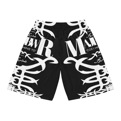 MAJBWR - AOP Basketball Shorts Athletic Court Style