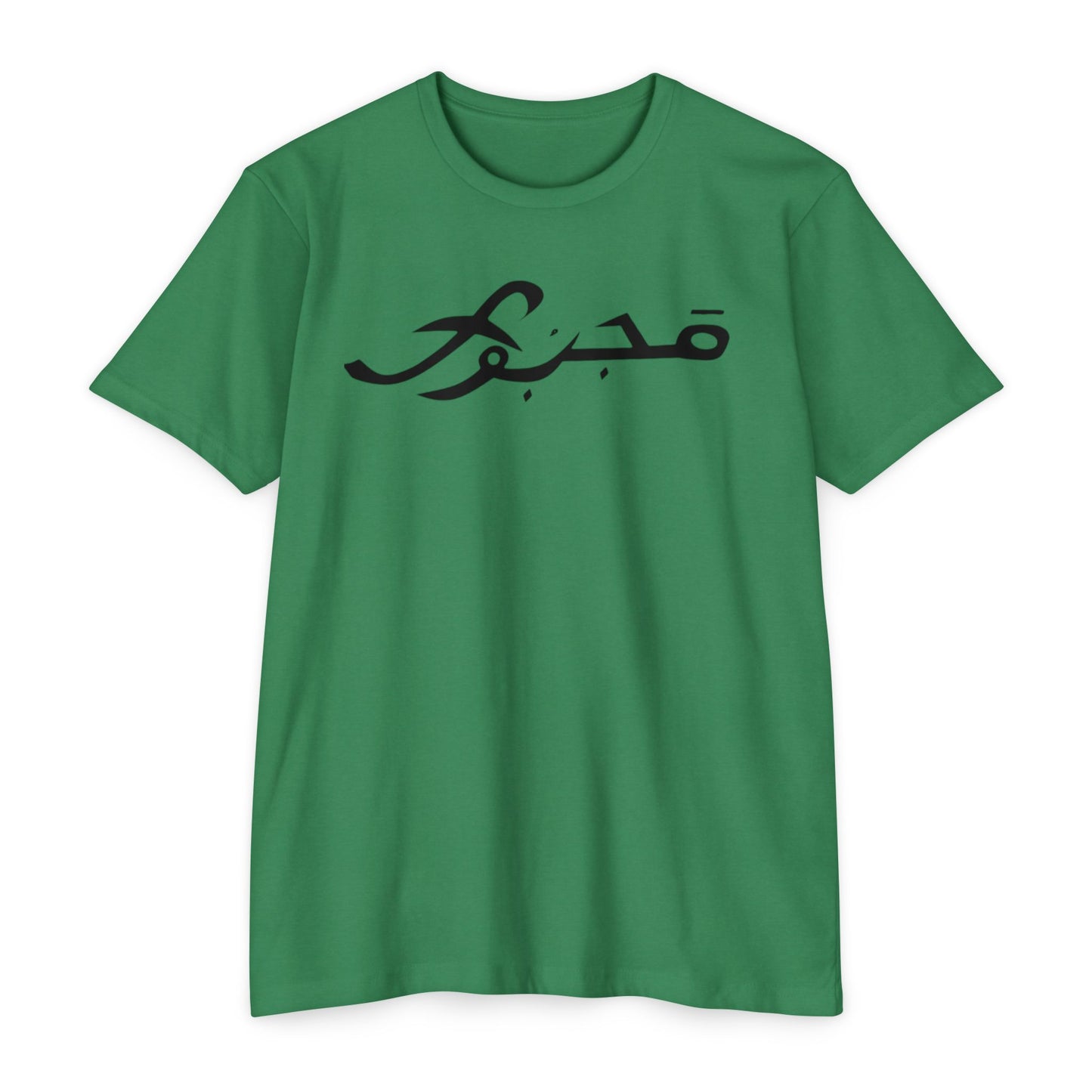 MAJBWR - Scripted Crest T‑Shirt — Minimalist Monogram Logo Tee