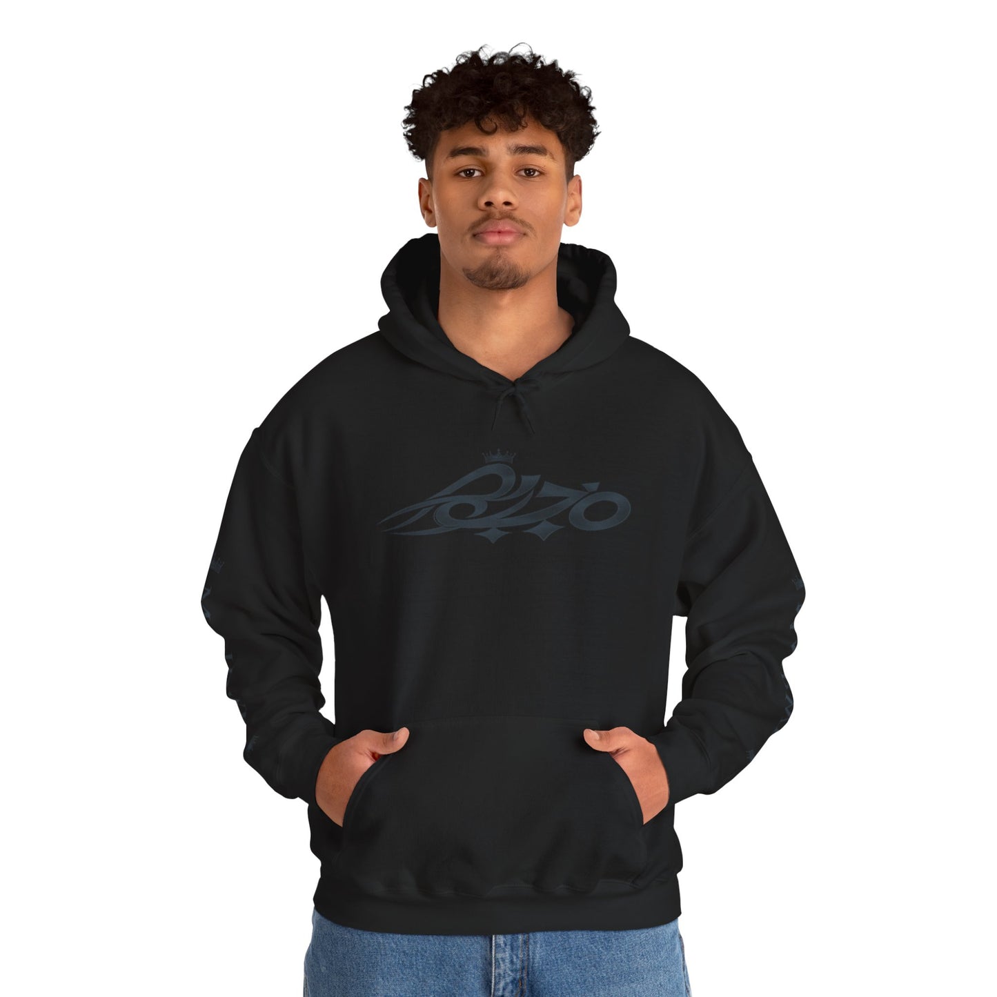 MAJBWR - Premium Crown Hoodie — Stealth Edition