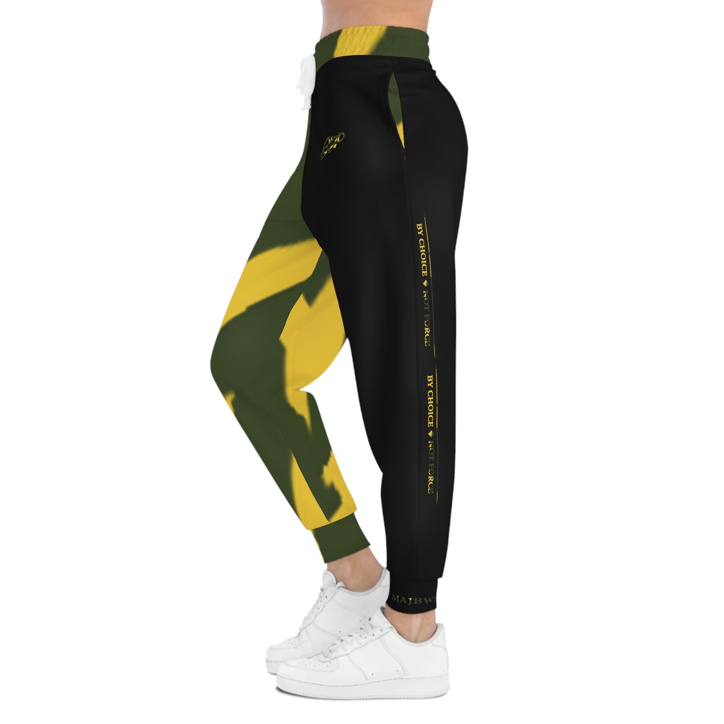 MAJBWR - Black & Yellow Camo Joggers — Athletic Joggers