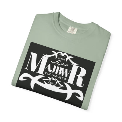 MAJBWR - T-Shirt — Bold Black Graphic Tee
