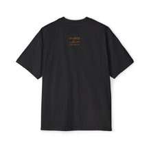 MAJBWR - Oversized Gold Arabic Script Black T‑Shirt for Men