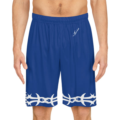 MAJBWR - Blue Basketball Shorts Athletic Court Style