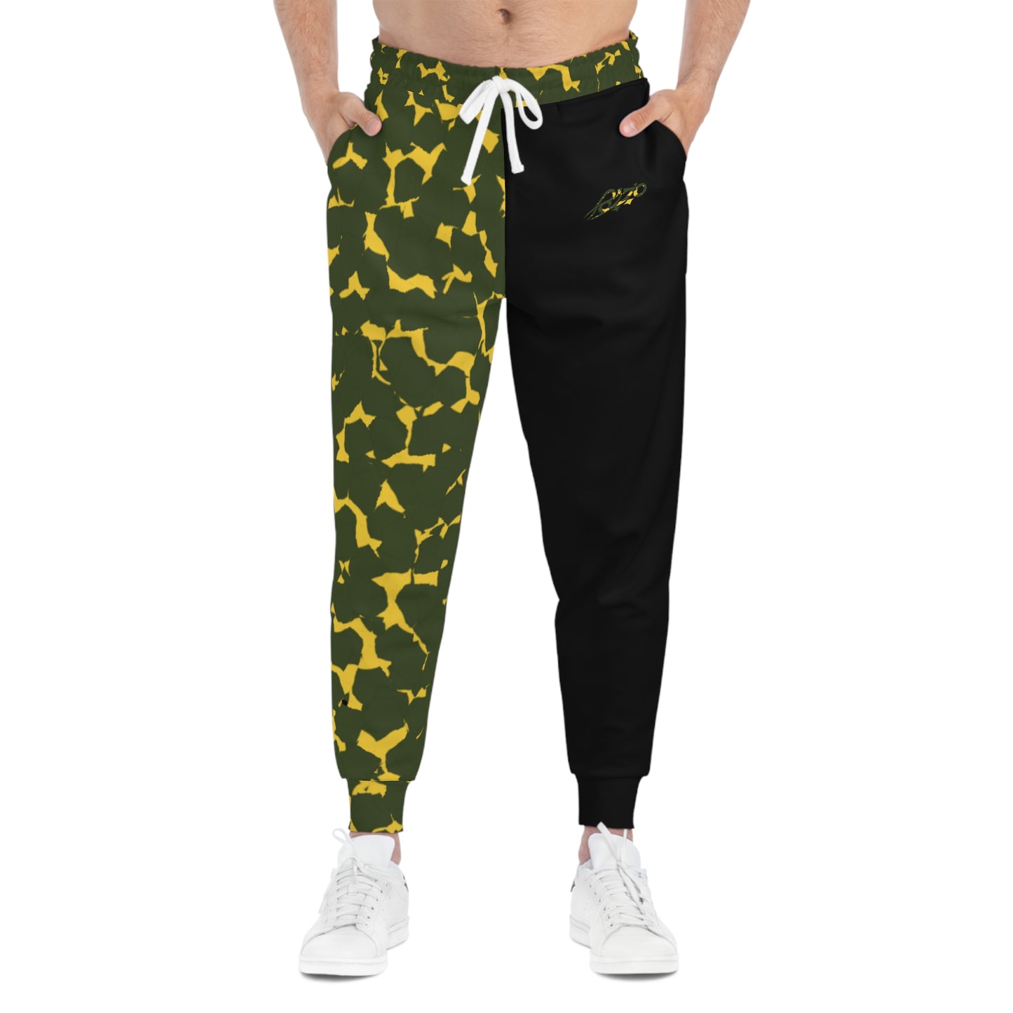 MAJBWR - Black & Yellow Camo Joggers — Athletic Joggers Lmtd Edtn.