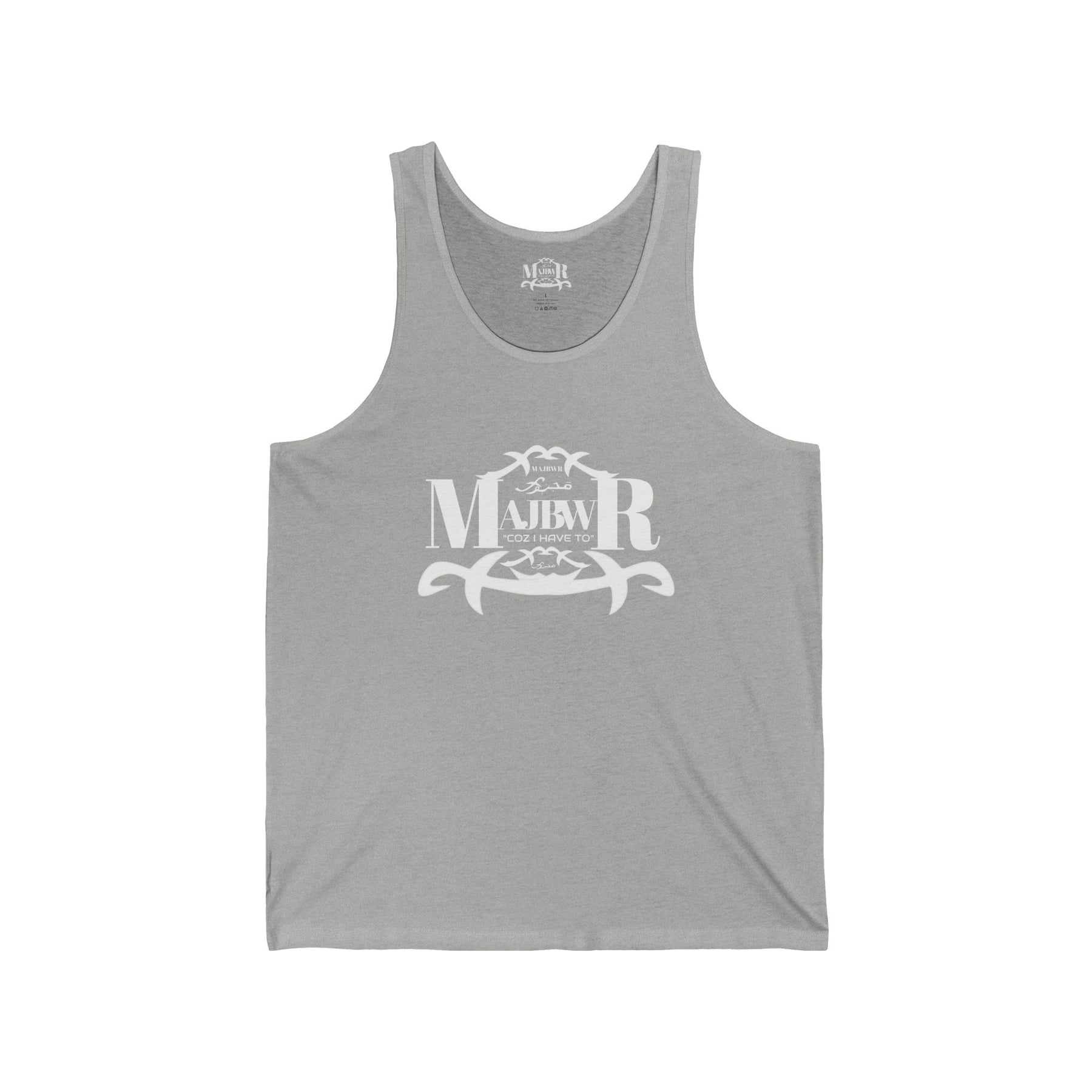 MAJBWR - Casual Unisex Jersey Tank Top Multi