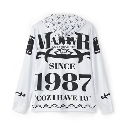 MAJBWR - Men's Sports Warmup Hoodie — Custom 'Since 1987' Athletic Pullover