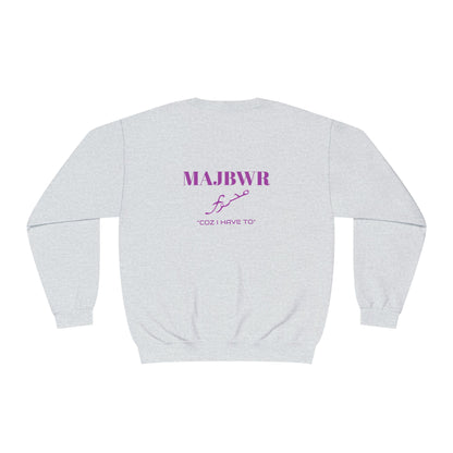MAJBWR - Unisex Crewneck Sweatshirt Purple