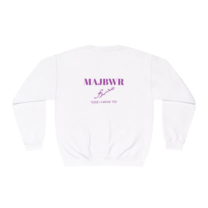 MAJBWR - Unisex Crewneck Sweatshirt Purple