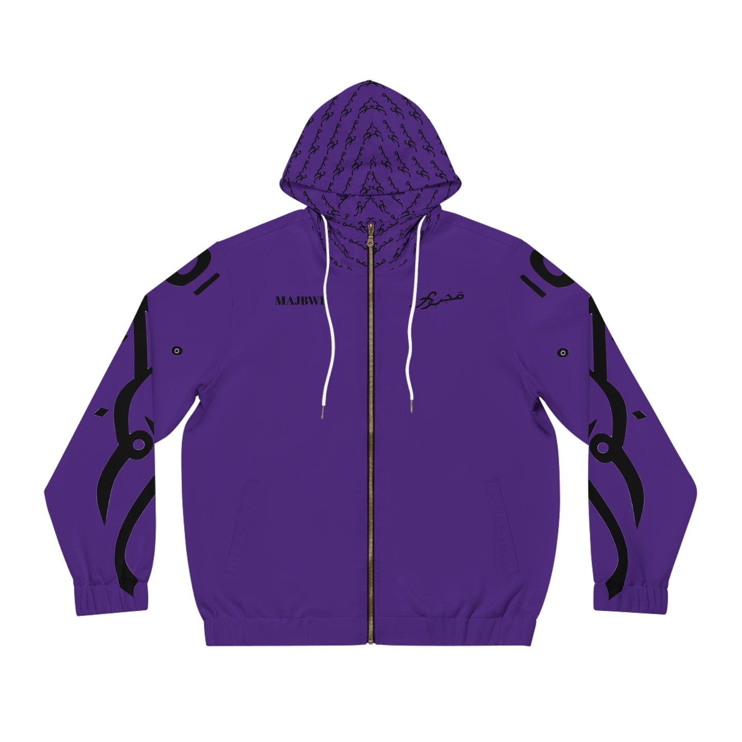 MAJBWR - Full-Zip Hoodie Purple
