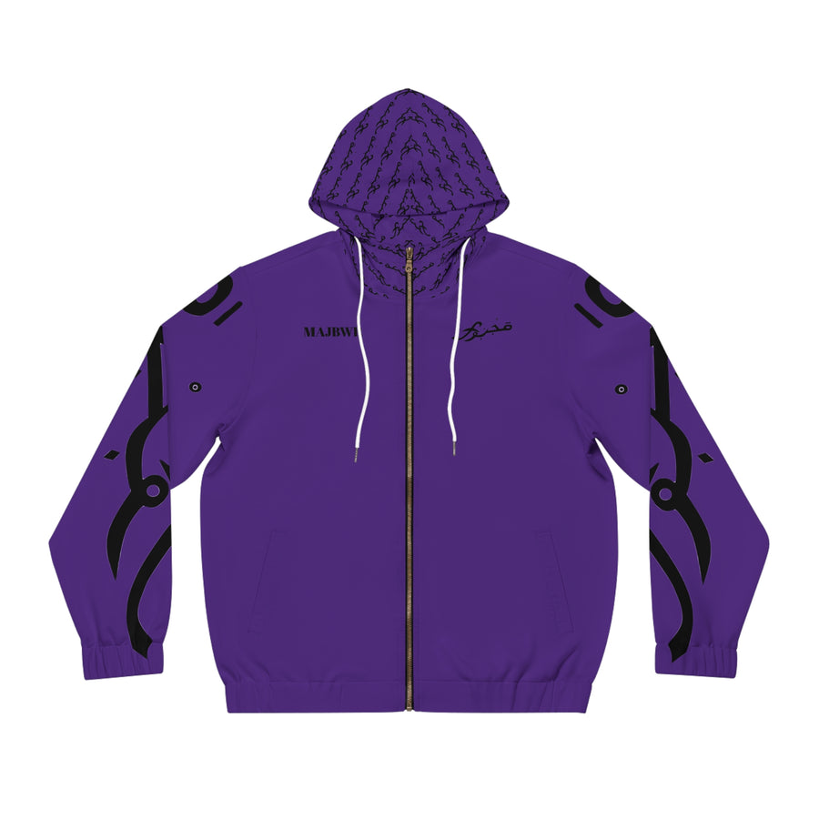 MAJBWR - Full-Zip Hoodie Purple