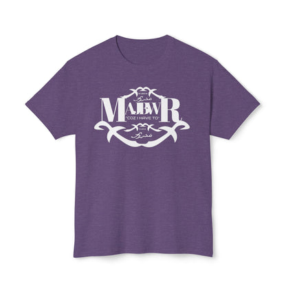 MAJBWR - Monogram Crest T-Shirt — Vintage Initials Graphic Tee