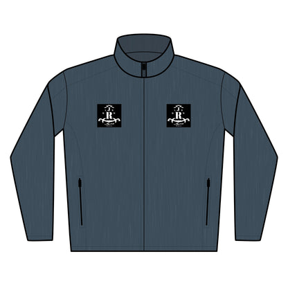 MAJBWR - Embroidered Soft Shell Jacket with Dual Chest Logo
