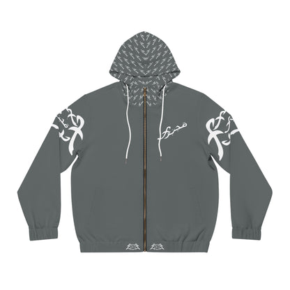 MAJBWR - Full-Zip Hoodie**Choice** Dark Grey
