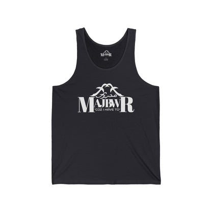 MAJBWR - Casual Unisex Jersey Tank Top