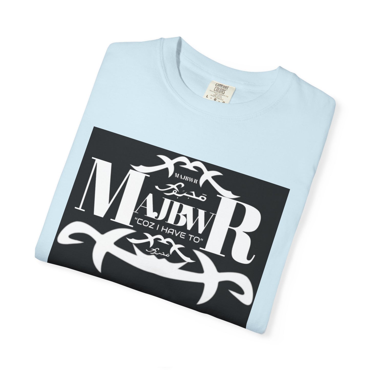 MAJBWR - T-Shirt — Bold Black Graphic Tee