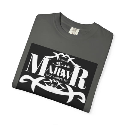 MAJBWR - T-Shirt — Bold Black Graphic Tee