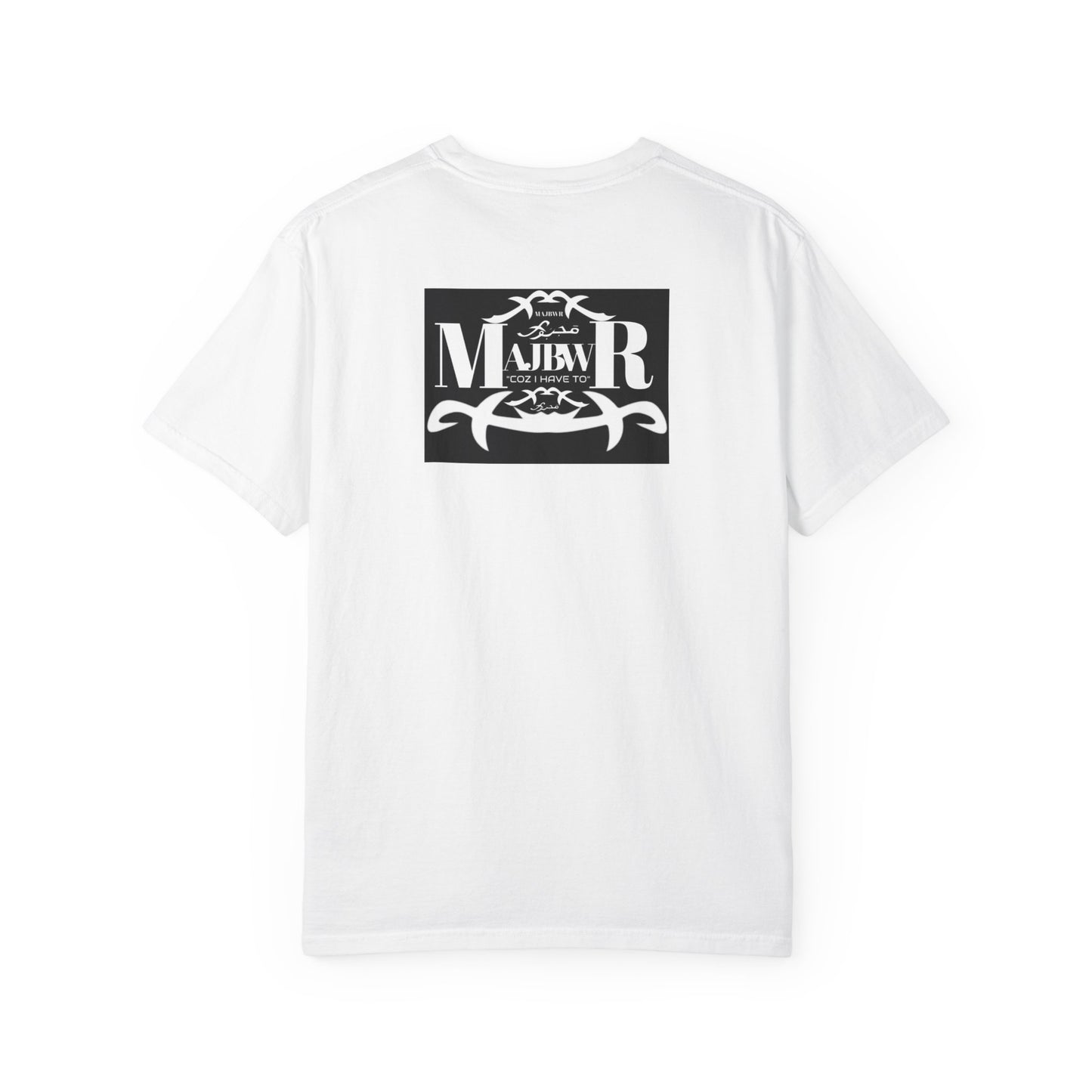 MAJBWR - T-Shirt — Bold Black Graphic Tee