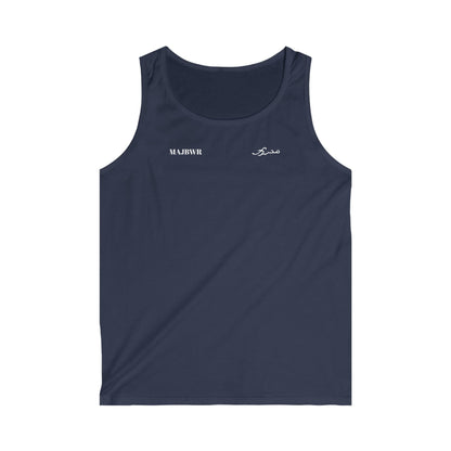 MAJBWR -Tribal Logo Tank Top — Men's Graphic Fitness Tank