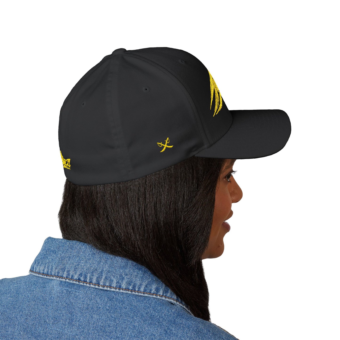 MAJBWR - Embroidered Arabic Crown & Sword Mid Pro CAP Limited Edition