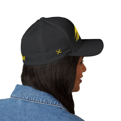 MAJBWR - Embroidered Arabic Crown & Sword Mid Pro CAP Limited Edition