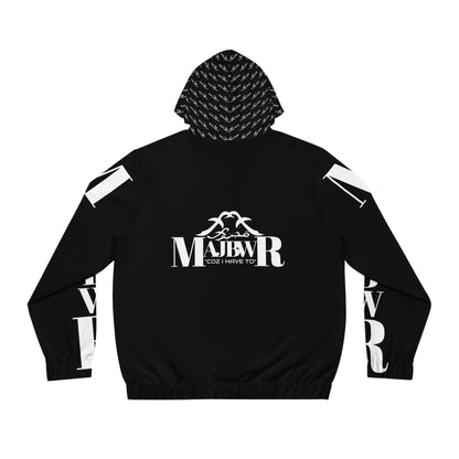 MAJBWR - Men’s Black Full-Zip Hoodie