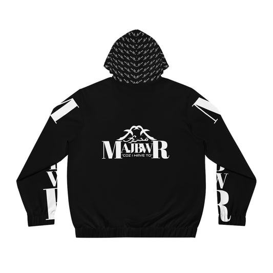 MAJBWR - Men’s Black Full-Zip Hoodie