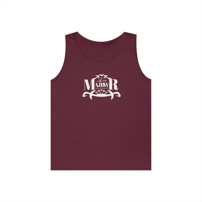 MAJBWR - Unisex Heavy Cotton Tank Top Left Right