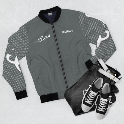 MAJBWR - Grey Bomber Jacket