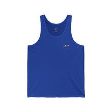 MAJBWR - Gold King Crown Script Tank Top — Arabic Calligraphy Crown Design