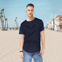 MAJBWR - Men's Curved Hem Tee - 'Major Since 1987' Graphic T-Shirt